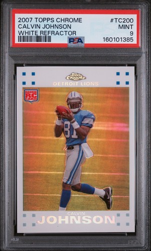 2007 Calvin Johnson [White Refractor] #TC200