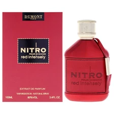Nitro - Red Intensely by Dumont for Men - 3.4 oz Extrait de Parfum Spray