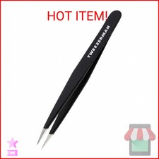 Tweezerman Stainless Steel Point Tweezer in Assorted Colors