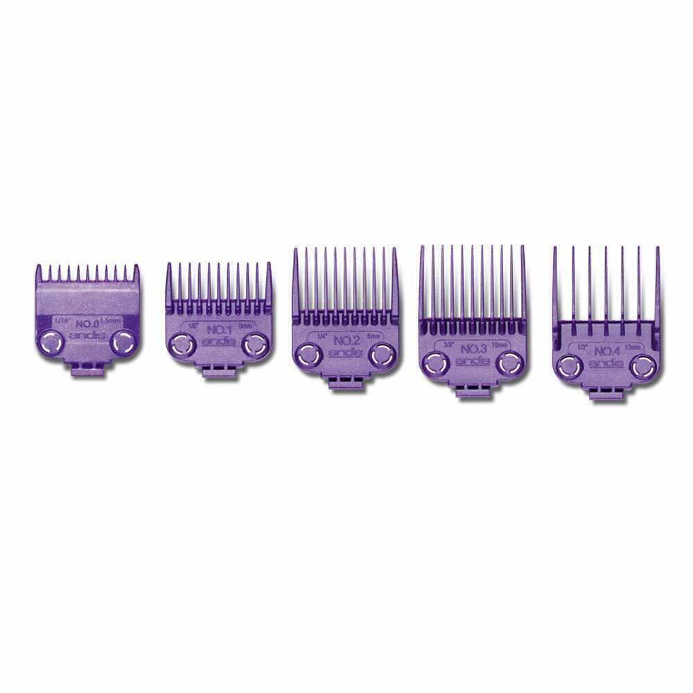 Andis 01410 Professional Waterproof Replacement Barber Clipper Guards Set of 5