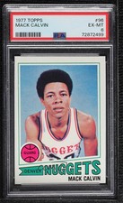1977-78 Topps White Back Mack Calvin #96 PSA 6 0h2x