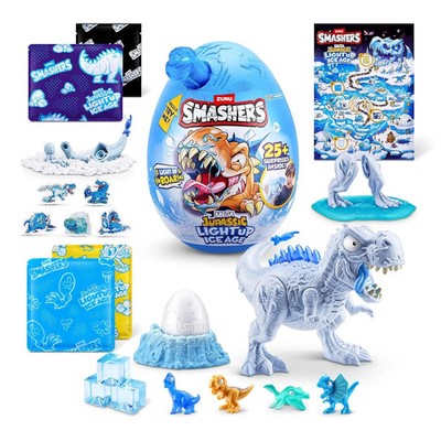 Smashers: Mega Jurassic Lightup Ice Age Dino -  Blue T-Rex
