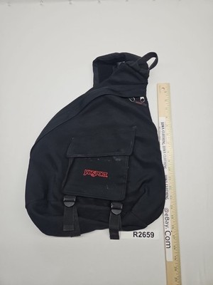 JanSport Sling Bag One Strap Backpack Shoulder Bag Black