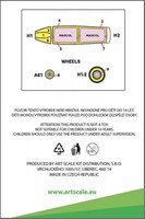 Hawker Hunter F.6 Double-Sided Painting Mask For Airfix / 1:48