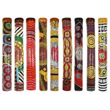 40cm / 16" Didgeridoo - Bamboo, Decorative - Aboriginal, Dot Art, Australia #1