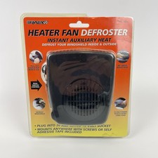 Rally 12 Volt Heater Fan Defroster Black Car Truck RV SUV Windshield Cold Winter