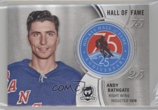 2018-19 Upper Deck The Cup Andy Bathgate #HOF-AB Patch HOF 0o5t