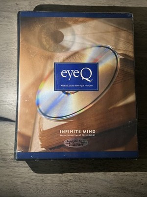Eye Q Infinite Mind Speed Reading CD Brain Enhancement PC Software NEW SEALED