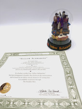 The Beatles Franklin Mint Glass Dome Music Box Yellow Submarine Apple Corps 1997