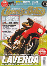 CLASSIC BIKE GUIDE MAGAZINE - Laverda RGS1000 Old Issue - July 2011