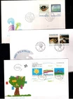 / FINLAND 1991 - 3 FDC - ART - PAINTING