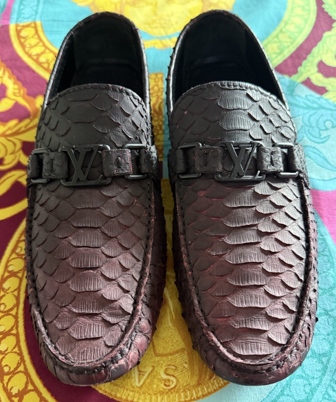 100% Auth Louis Vuitton Monte Carlo Python Snakes… - image 1