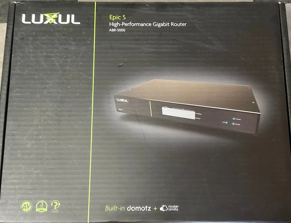 Luxul Epic 5 ABR-5000 High Performance Gigabit Router BRAND NEW - Image 4 of 4