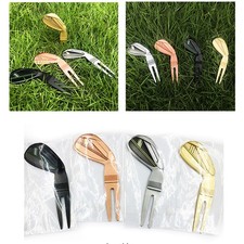 Golf Putter Style Fork Golf Accessory Divot Tool Anti-slip Turf Repair Tool