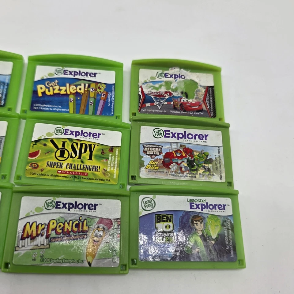 Lot of 9 LeapFrog Explorer & Leapster Explorer Games – Brave, Cars, Toy Story, I - Image 2 of 3