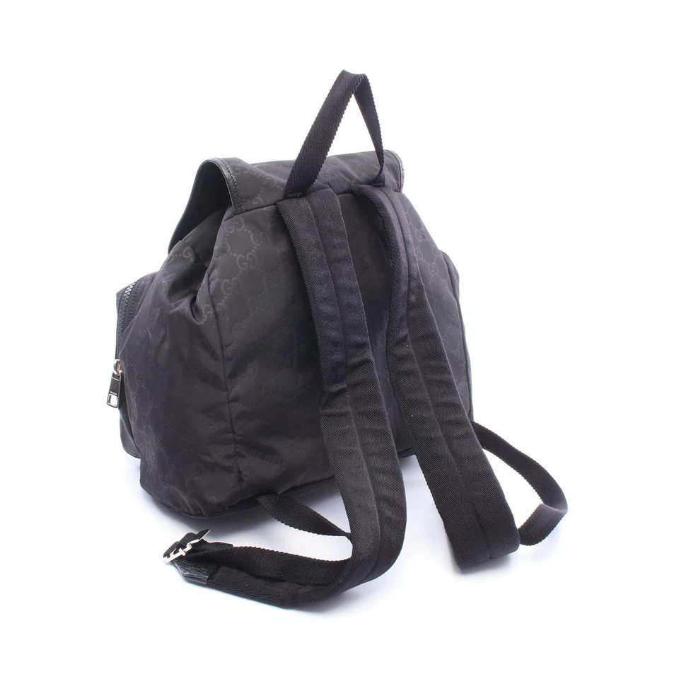 Sac à dos sac à dos en nylon GUCCI GG 510343 cuir nylon noir occasion femme - Photo 2/4