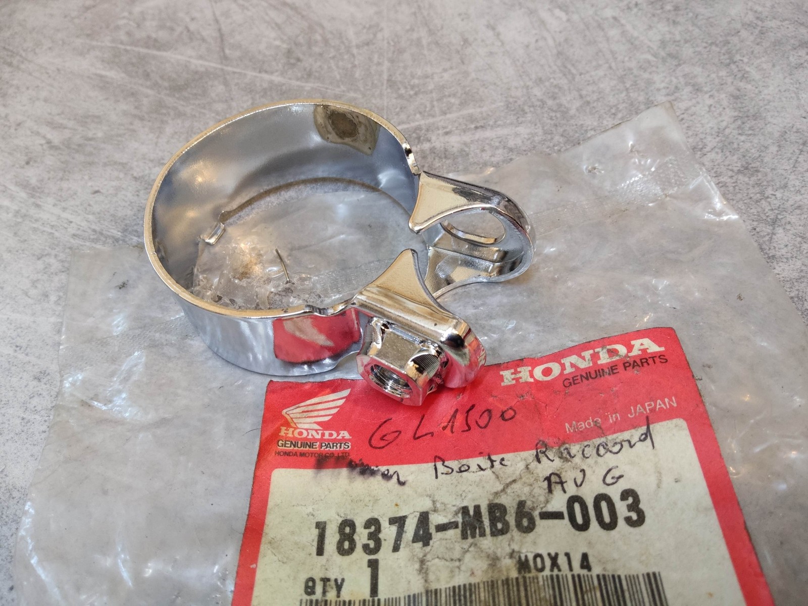 Collier d'échappement en acier renforcé pour moto Honda GL1500 et TRX300
