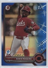 2022 Bowman Draft 1st Edition Blue Foil 13/150 Kenya Huggins #BD-140 02u3