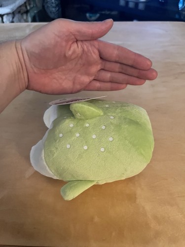 Samezu Pastell Plüsch 6,5 Zoll Jinbe Plüsch Grün Hai Neu mit Etikett - Bild 7 von 12