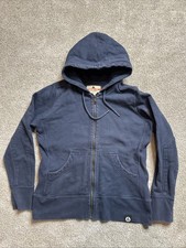 American Giant Sweatshirt Women s Size L Blue Full Zip Hoodie Heavyweight Jacket