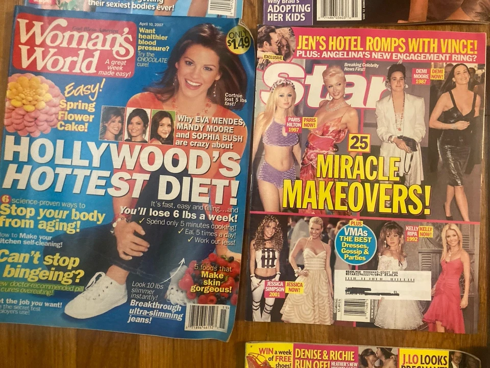 Huge Tabloid Celebrity Diets & Beach Bodies Lot 2005-2007 Kiera Knightly Janet J - Image 4 of 4