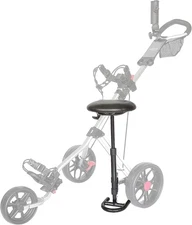 Removable Seat for Golf Push Cart - Cushioned Golf Cart Seat Accessory with Easy