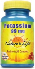 Nature's Life Potassium, 99 mg  100 ct