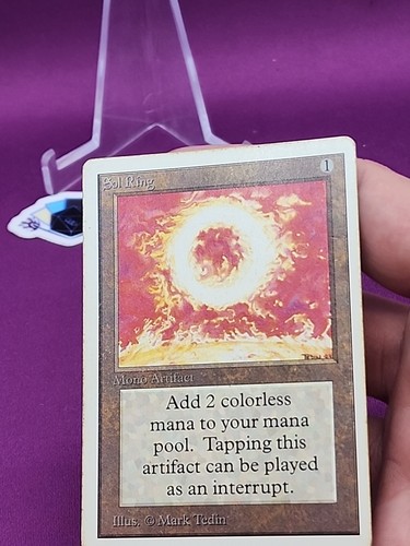 MTG Misprint Sol Ring Unlimited Off Center Miscut Magic Error *CCGHouse* - Picture 6 of 13
