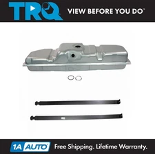 TRQ Fuel Gas Tank 34 Gallon with Strap Kit Set for Chevy GMC