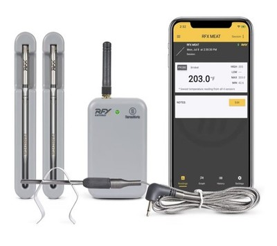 ThermoWorks RFX Smart 2 Probe Wireless Meat Thermometer Kit Up To 1000F NEW OpBx