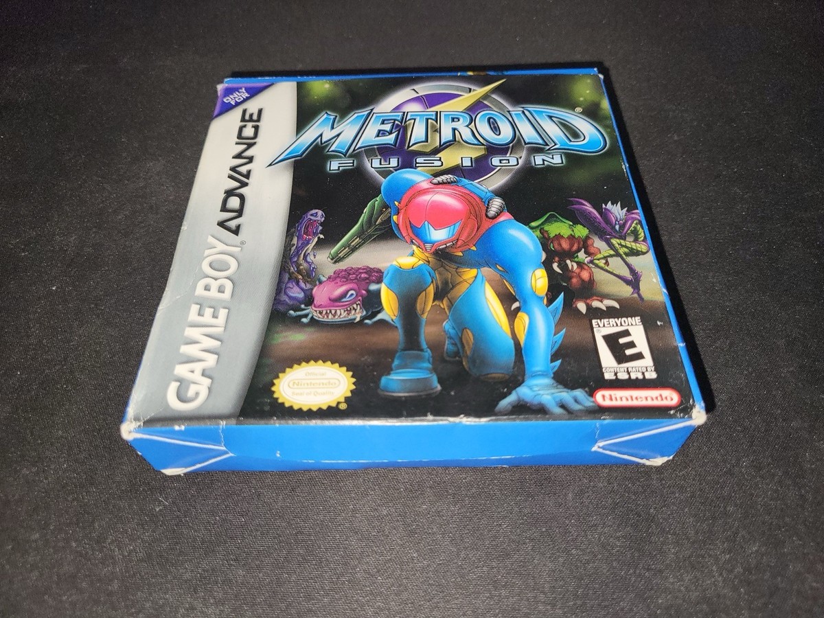 Metroid Fusion Nintendo Game Boy Advance GBA EXMT+ COMPLETE n box