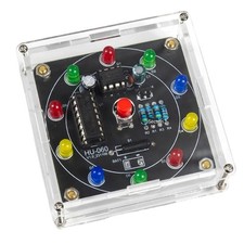 Bausatz Elektronisches Glücksrad mit Gehäuse Elektronik Bausatz Löten lernen