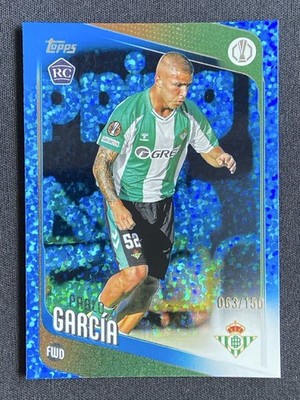 Pablo Garcia 2025-26 Topps UCC Blue Foil Base RC /150 #174