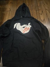 Harry Styles Love on Tour Black Bunny Hoodie Size M