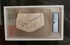 Sean Connery Signed Cut PSA DNA COA Slab James Bond 