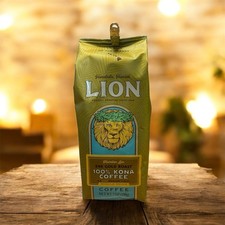 Hawaii LION 100 KONA Coffee WHOLE BEAN Medium Roast 7oz