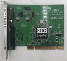 SIIG CyberPro PCI Adapter Card- JJ-P21022-S6