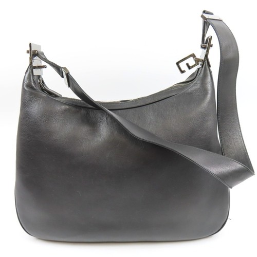 Excellent condition GUCCI logo one shoulder handbag vintage shoulder bag leather