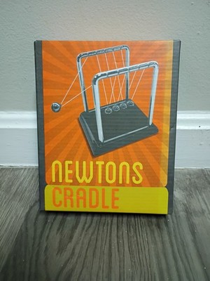 Peers Hardy Group Newtons Cradle Balance Pendulum 5 Balls Wooden Base Rare New