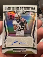 2024 Certified Kendre Miller Potential Signatures Auto #88/149 Saints