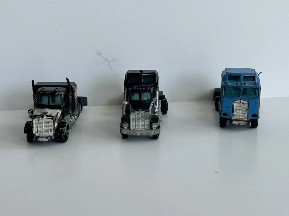 Lote vintage de Yat Ming & Welly? Juguetes semirremolque Kenworth diecast - Hong Kong Foto 3 de 4
