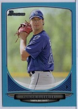 2013 Bowman Draft Blue #TP-29 Taylor Guerrieri #'d 079/500