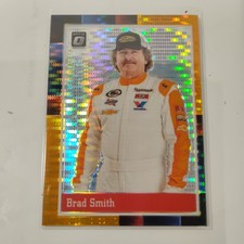 NASCAR - Brad Smith - 2021 Donruss Racing - Optic Orange Pulsar Prizm Retro #91