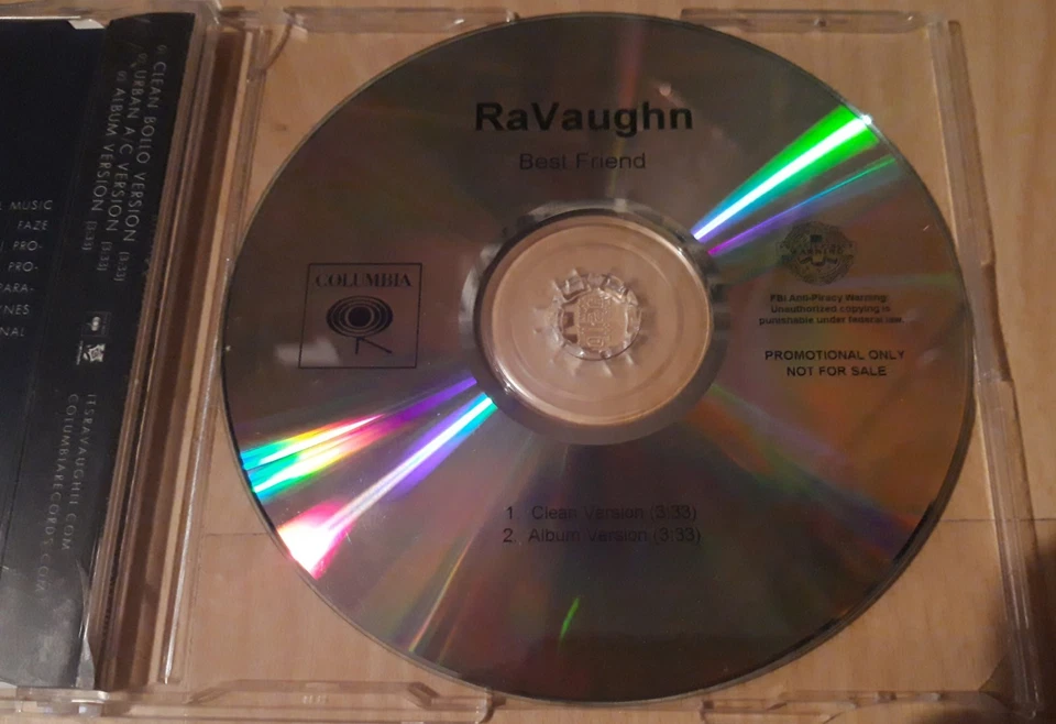 RAVAUGHN - Best Friend - US PROMO CD Single Indie R&B Rnb UNRELEASED Keri Hilson - Bild 4 von 4
