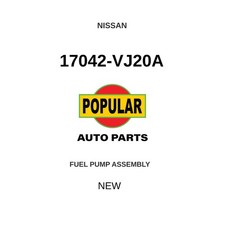 Genuine Nissan Fuel Pump Assembly 17042-vj20a