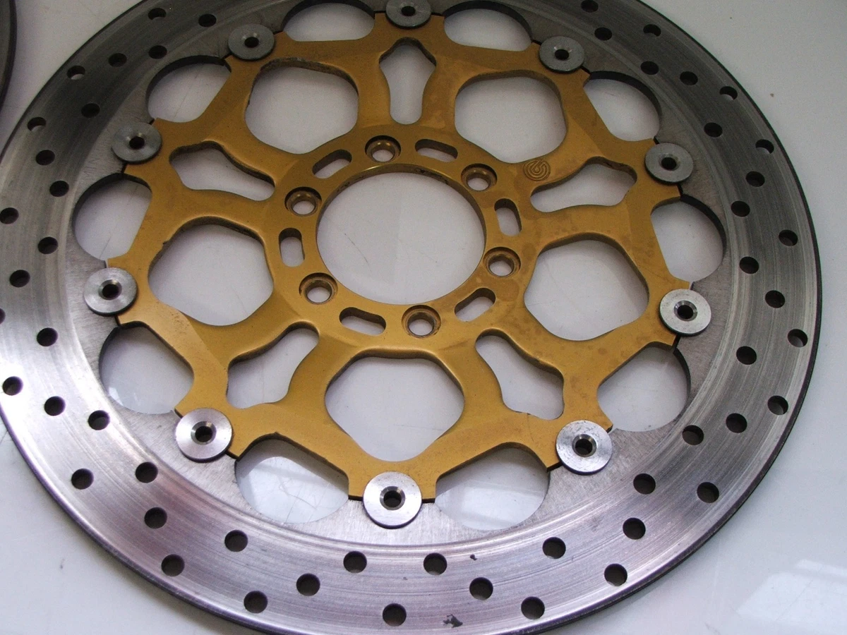 DUCATI 996 OEM BREMBO GOLDLINE 320MM FRONT BRAKE DISCS 748 916 MONSTER ST4
