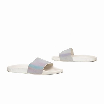 Louis Vuitton Iridescent Prism Monogram PVC Waterfront Sandals