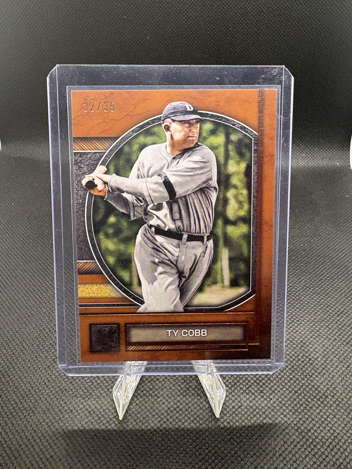 2025 Topps Museum Collection #55 Ty Cobb Bronze #/35
