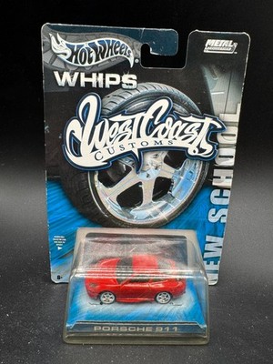 Hot Wheels Porsche 911  Whips  West Coast Customs New School Red 2003 E3