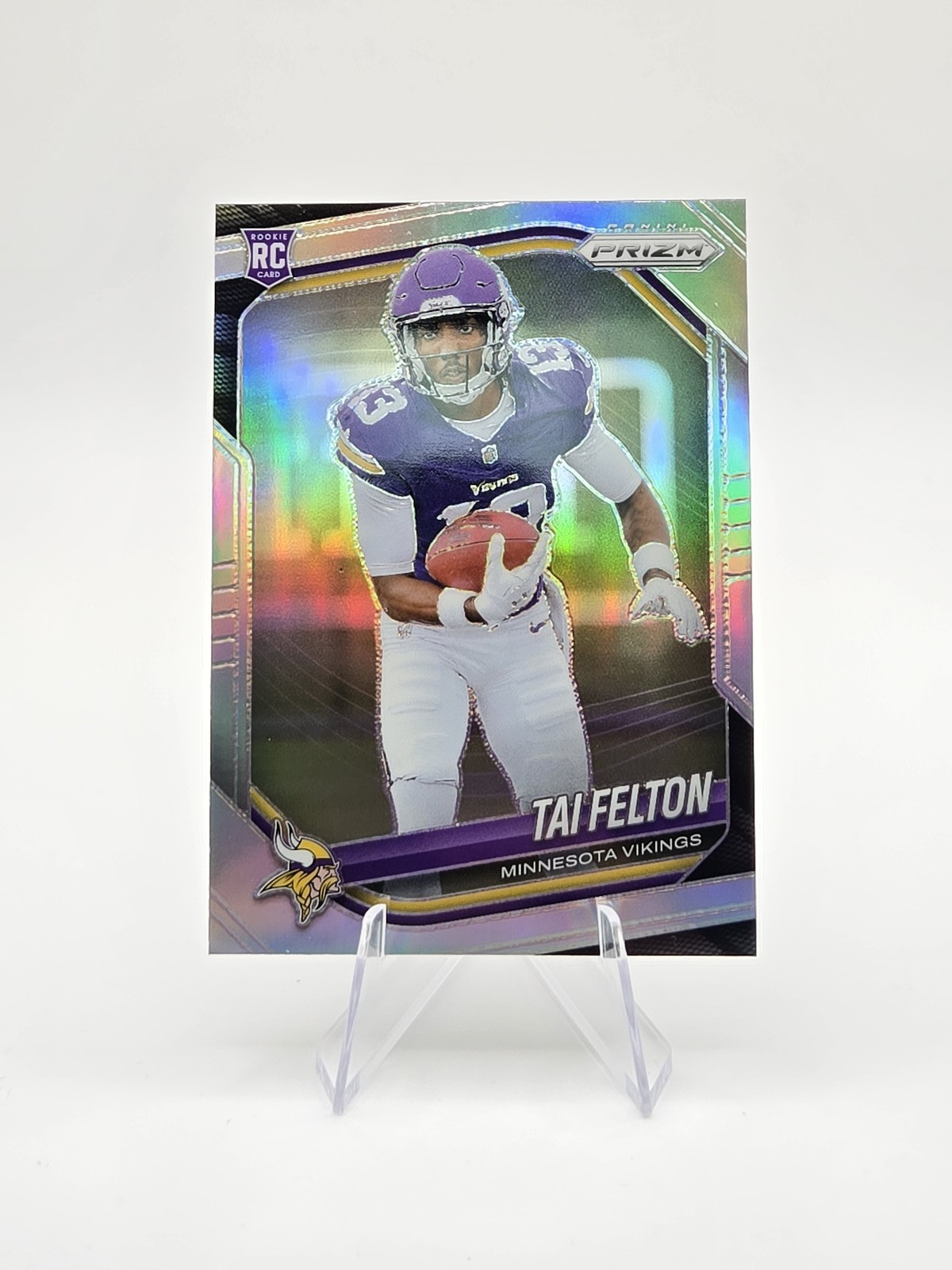 Tai Felton 2025 Panini Prizm RC True Silver SP #361 B